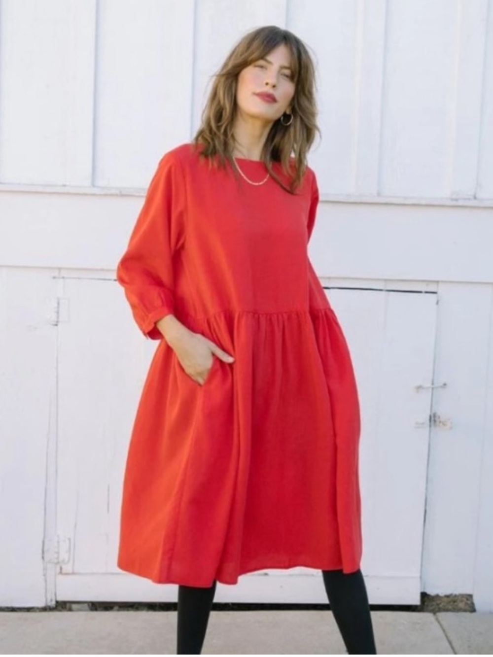 Tradlands Nova Flame Midi Dress